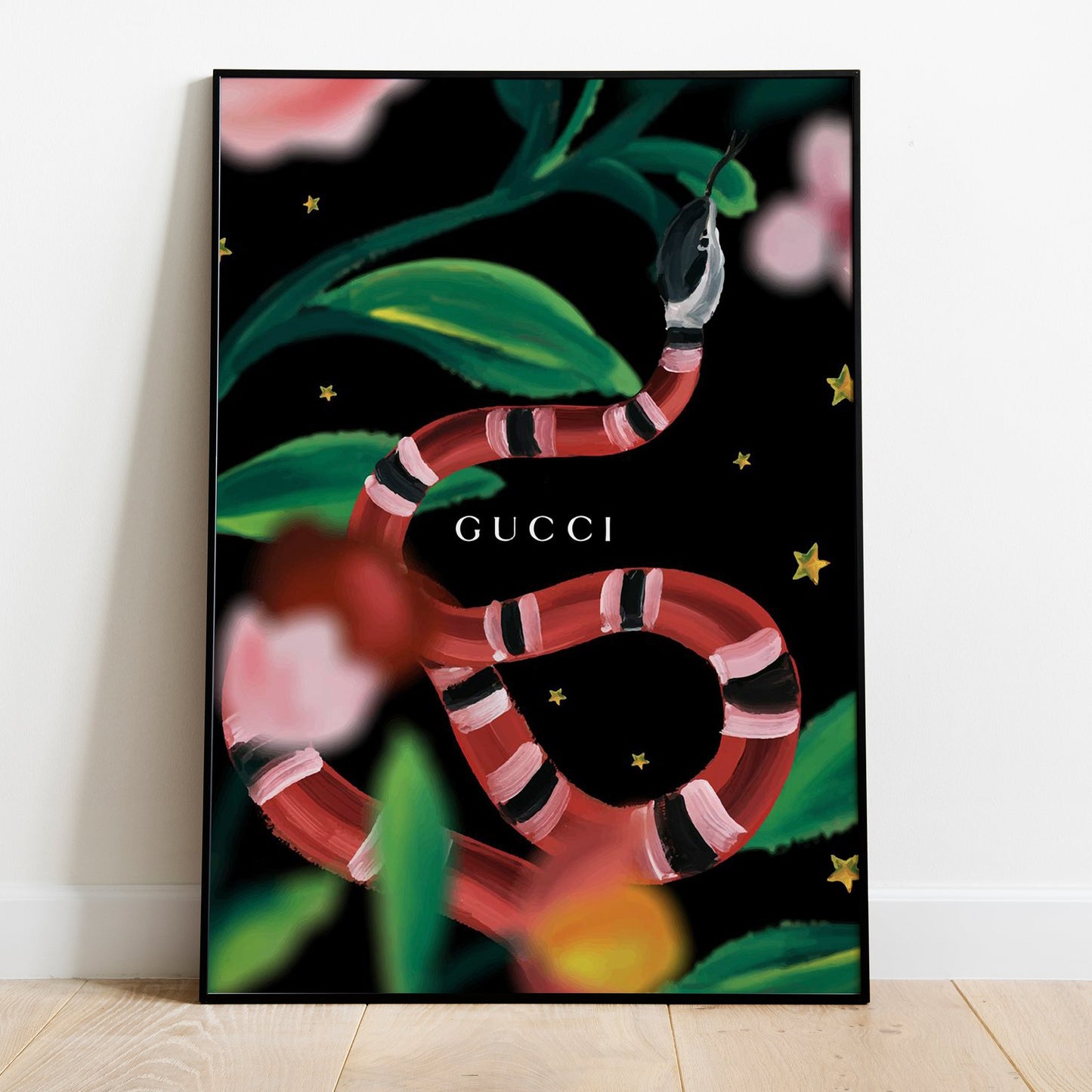 Gucci Snake Luxury Art Print - Superlative Home