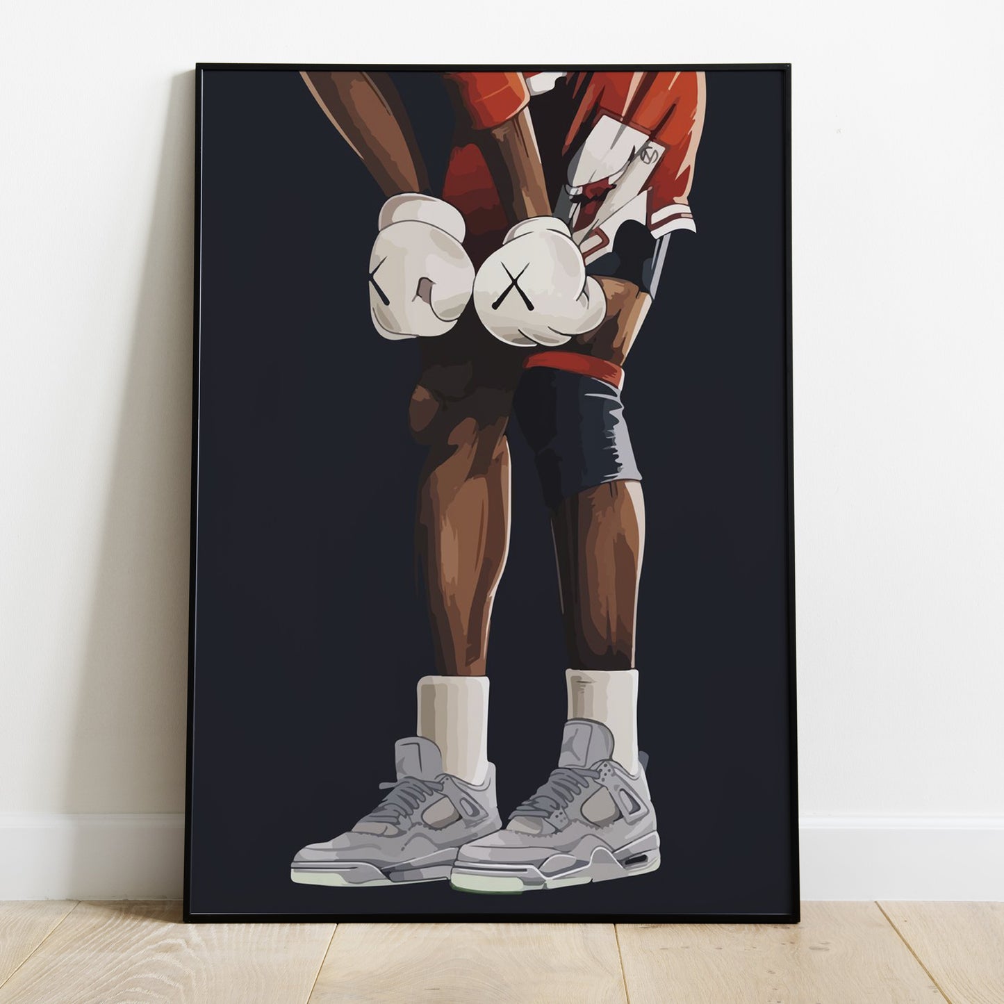 Kaws Jordan Luxury Art Print - Superlative Home